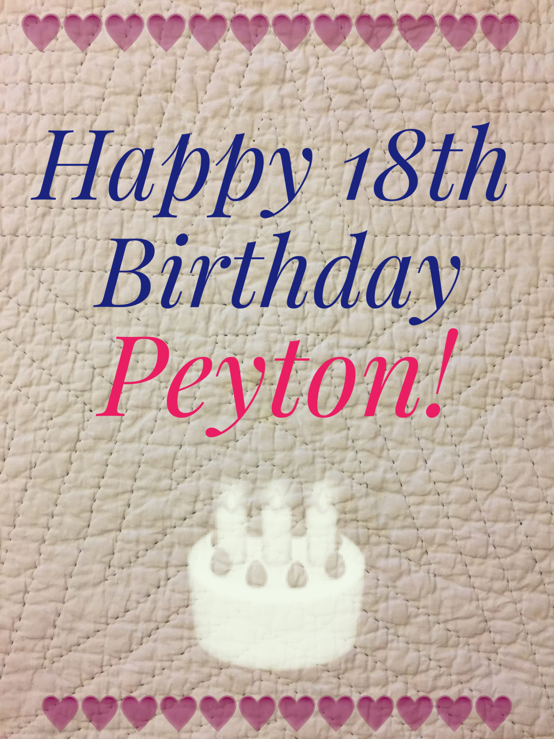 Happy Birthday Peyton! | AwesomismMom